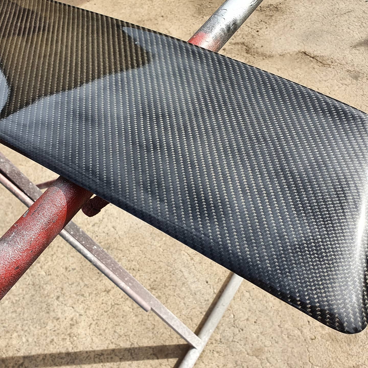 Z Garage Ver.1 Carbon Fiber Roof Spoiler - Nissan 300ZX Z32 - Image 3