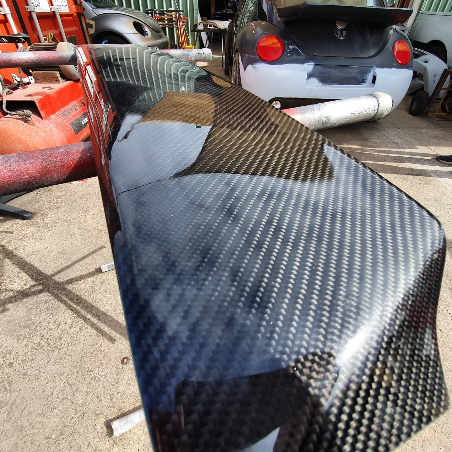 Z Garage Ver.1 Carbon Fiber Roof Spoiler - Nissan 300ZX Z32 - Image 4